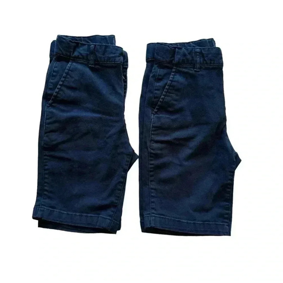 The Children’s Place Navy Pull On School Uniform Soft Short Pants SZ 8 #2166 - Picture 1 of 8